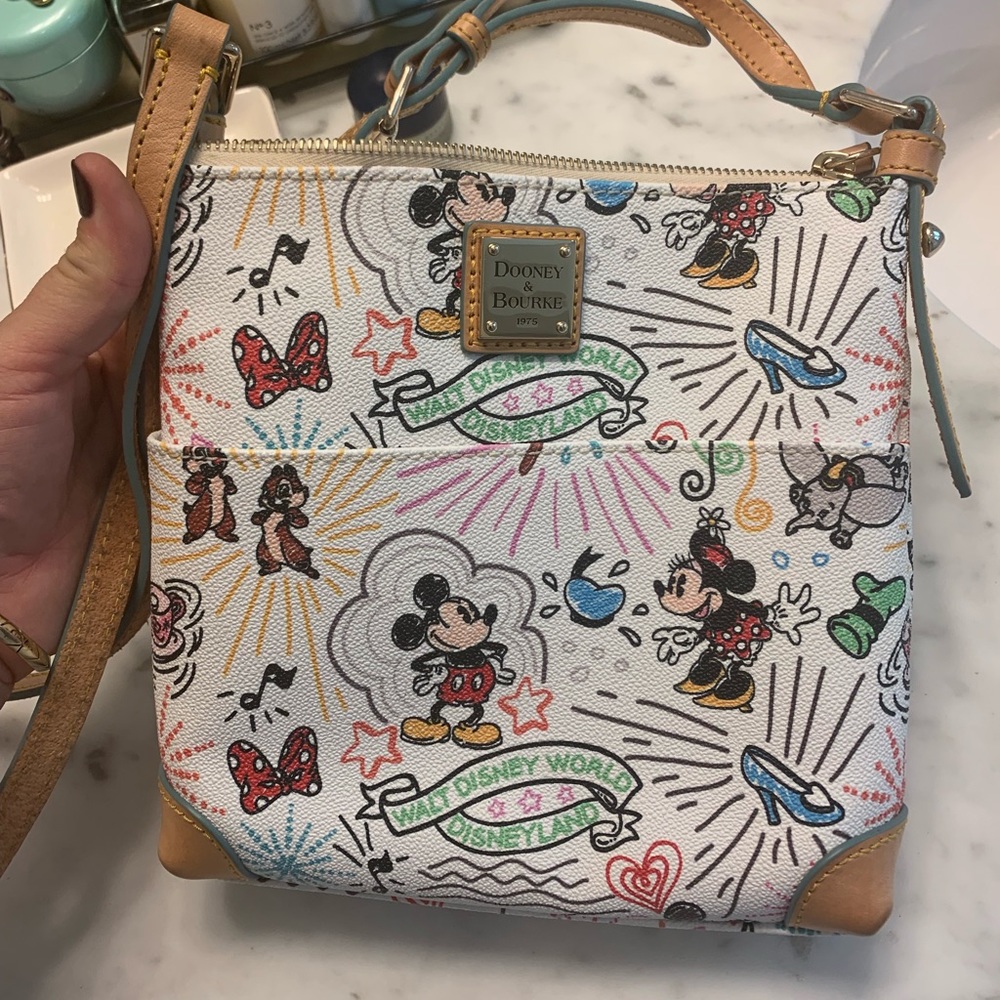 Disney Dooney and Bourne Sketch Crossbody